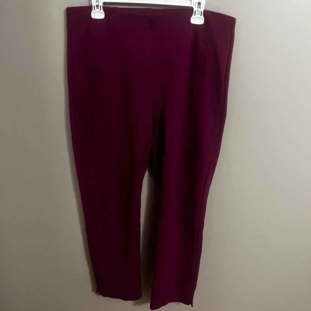 Chico's Women's Pants - Rich Burgundy